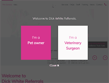 Tablet Screenshot of dickwhitereferrals.com